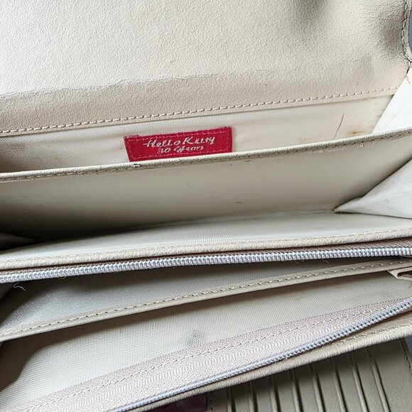 Vintage Sanrio Hello Kitty 30th Anniversary Limited Edition Long  Leather Wallet - Picture 12 of 16